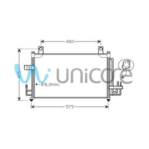 Klima Radyatörü Kıa Rıo Benzin 2002-2005 / 97606-fd100, 97606-fd000