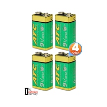Atc 4lü 9v Volt Kare Pil Heavy Duty Elektronik Pili Çinko Karbon Pil Zn-c 9 V