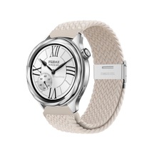 Xiaomi Watch S4 / S3 / S2 / S2 Pro / S1 Active / S1 Uyumlu Metal Klips Hasır Örgü Spor Kordon