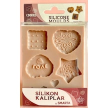 Smarta Silikon Epoksi Ve Polimer Kil Kalıbı Cookies