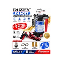 Düzey 24 Volt Bypasslı Dk/litre:40 Lt. Mazot Aktarma Pompası