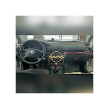 Volkswagen Passat B5 Uyumlu Maun Gül Desen, Full Set Torpido Konsol Maun Kaplama Gül Desenli Maun