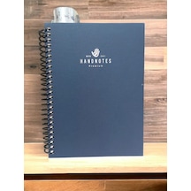 Handnotes 16x22 Çizgili 120 Yaprak Sert Kapk Defter Siyah