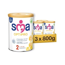 Sma Optipro 2 Devam Sütü 6-12 Ay, 800 G X 3 Adet