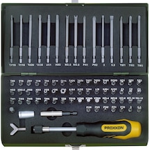 Proxxon 23107 1/4 "tahrik İçin Emniyet Ve Özel Uç Seti. 75 Parça