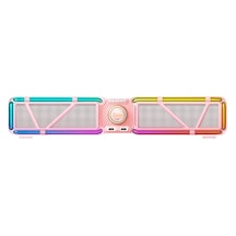 Divoom D-base 30w Masaüstü Bluetooth Gaming Hoparlör, Rgb Işıklı, Çift Portlu 35w Hızlı Şarj, Usb/au
