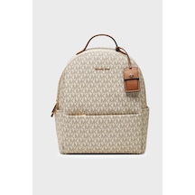Michael Kors Logolu Ayarlanabilir Omuz Askılı Sırt Çantası 30t5g3xb2b149 Kadın Sırt Çantası 30t5g3xb2b 149 Ekru