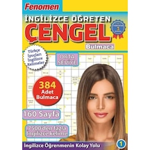 Fenomen İngilizce Öğreten Çengel Bulmaca Orta Seviye-1