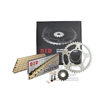 Did-jt 2022-2023 Honda Nt 1100 Dct Uyumlu Zincir Dişli Set Zvm-x Zincir Gold Renk