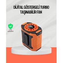 Usb Şarjlı Güçlü Hız Ayarlı El Ve Bel Fanı