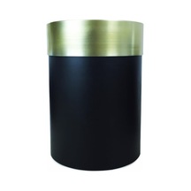 Rüzgar Yapay Çiçekçilik Metal Saksı 40x30 Siyah Siyahgold