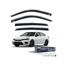 Muratech Kromlu Cam Rüzgarlığı Honda Cıvıc 2021- Sedan 4lü