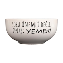 Beyaz Soru Önemli Değil Cevap Yemek Tasarım Kase