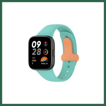 Bezos Redmi Watch 3 Origin Silikon Kordon - Turkuaz Bzs01
