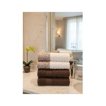 Ochiba Trendy Yüz Havlusu 4 Adet-50x 90 Cm Kahverengi