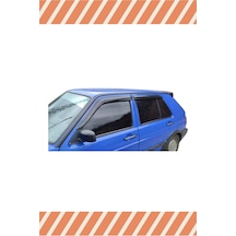 Volkswagen Golf 2 Tüm  Modellerine Özel 4'Lü Mügen Tip Cam Rüzgar