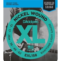 Elektro Gitar Tel Seti, Xl, 13-62, 3rd Nıckel Woun