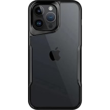 Newface Apple İphone 14 Pro Max Kılıf Boyi Silikon Kapak - Siyah