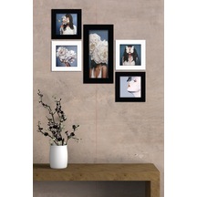 Collage Style 5 Parçalı Mdf Tablo Atf231 Çok Renkli - 713604908 Çok Renkli