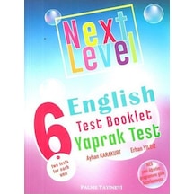 Next Level 6 English Test Booklet Palme Yayınları
