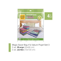 Magic Saver Bag 4'Lü Vakumlu Poşet Set-3