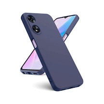 Oppo A38 Uyumlu Kılıf First Silikon - Lacivert