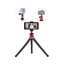 Esnek Ahtapot Flexıble Tripod Selfie Masa Üstü Stand Fotoğraf Makinesi Aksiyon Kamera Tutucu Tripod