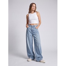 LTB Brıtta Geniş Paça Orta Bel Light İndigo Jean Pantolon