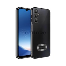 Samsung Uyumlu Galaxy A24 Kılıf Kamera Korumalı Logo Gösteren Kapak