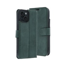 İphone 15 Trend S Plus Kapaklı Kılıf - Yeşil