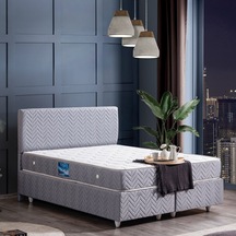 Setaymobilya Baza, Kristal Çift Kişilik Baza+ Başlık+Orthosoft Ortopedik Yatak