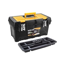 Super-bag 19 49cm Eco Tool Box Metallock Serıes Asr-5029 490x260x240h Mm Turuncu Veya Beyaz