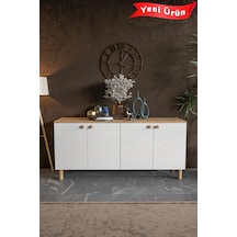 Bohem Eko Konsol Ceviz - Beyaz