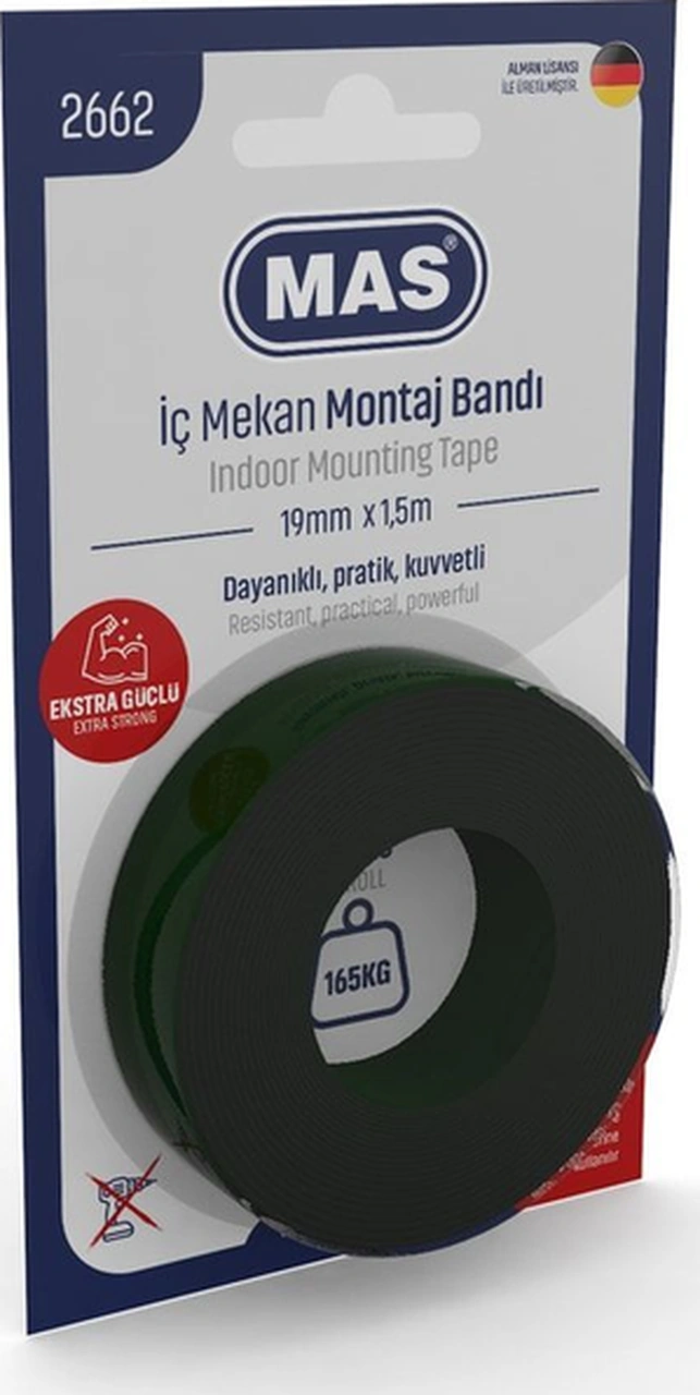 Montaj Bandı 19mmmx 1,5m - Iç Mekan - Ekstra Güçlü