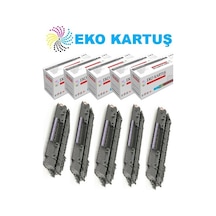 Eko Kartuş Hp Laserjet P2055D 05A ) Ekonomik lı 5’li Paket