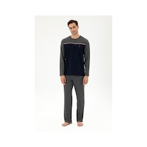 U.s. Polo Assn. Erkek Antrasit Melanj Pijama Takım 50301719-vr081 Antrasit Melanj