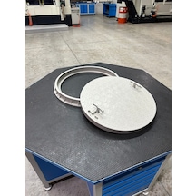 650 Mm Yuvarlak Rögar Kapağı / Çerçeve + Kapak