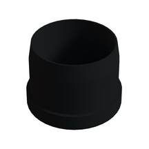 Cateksss 38 Mm Düz İç Profil Tapası 1.2 Mm Siyah - 38 Li Paket