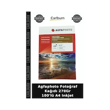 Özel Üretim Agfaphoto Fotoğraf Kağıdı 270gr 100'lü A4 Inkjet Parlak Kağıt Kâğıt Türü Resim Çıktısı