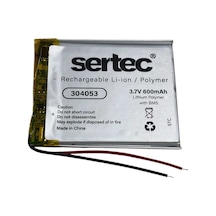 Sertec 304053 3.7v 600 Mah Li-polymer Pil Devreli/1.5a Evimdeyokyok