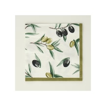 Bella Maison Olive 40'lı Kağıt Peçete 33x33 Cm
