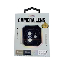Apple Uyumlu, iPhone 11 / 12 / 12 Mini  Safir Kamera Koruyucu Lens Mavi Renk