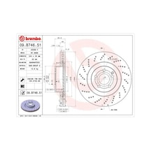 Brembo Fren Dıskı On Mercedes W212 S212 C207 A207 C204 09b74651 A0004211512