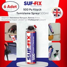 Suf-fix 500 Foam Cleaner Pu Köpük Temizleyici 500ml 6 Adet Profesyonel Temizleyici