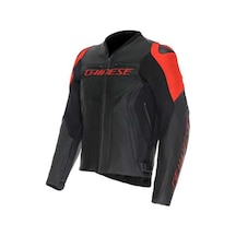 Dainese Daınese Ceket Racıng 5 Leather Blk Blk Red Fluo