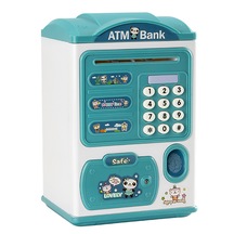 Karikatür Elektronik Para Tasarruf Dijital Şifre ATM Oyuncak Yeşil