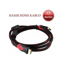 1.5 Metre Hasır Hdmi Kablo 1.4 V Destekl