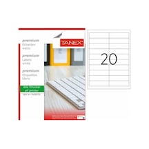 Tw-2020 95x26mm Lazer Etiket 100 Lü