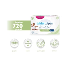 Waterwipes Bio Küçük Çocuk Islak Mendil 12x60 Adet 720 Yaprak - Toddler 12'li Set