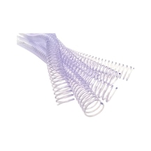 Plastik Helezon Spiral 22mm. 4:1 Şeffaf 50 Ad. 48 Lop Poşetli